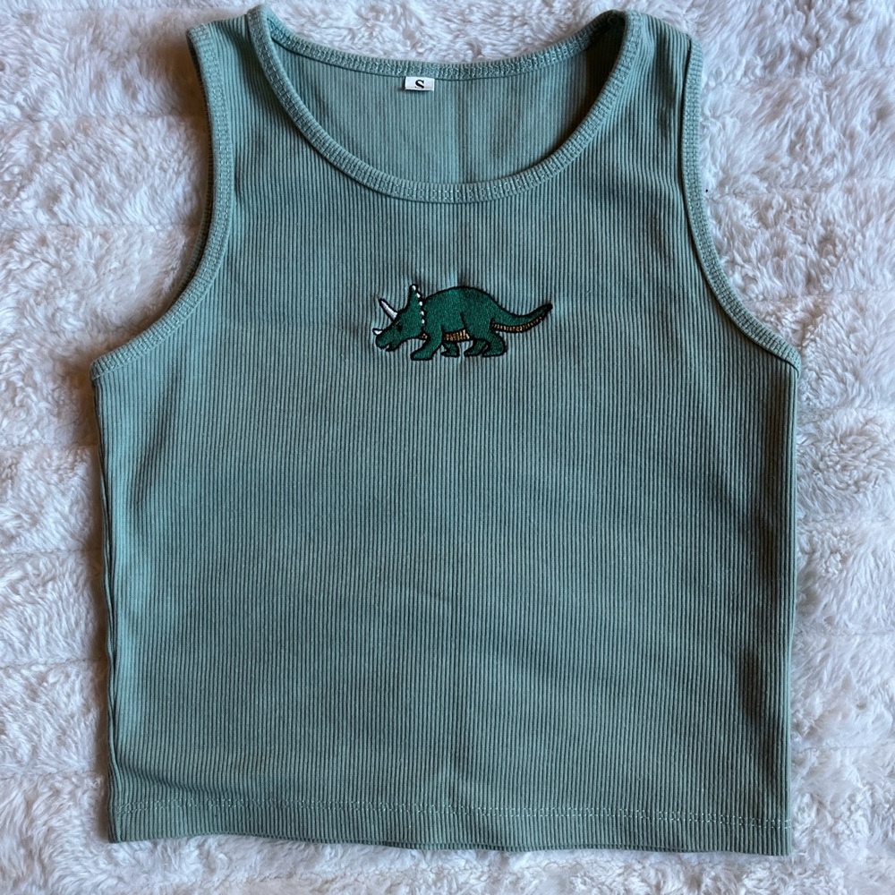 green dino tank